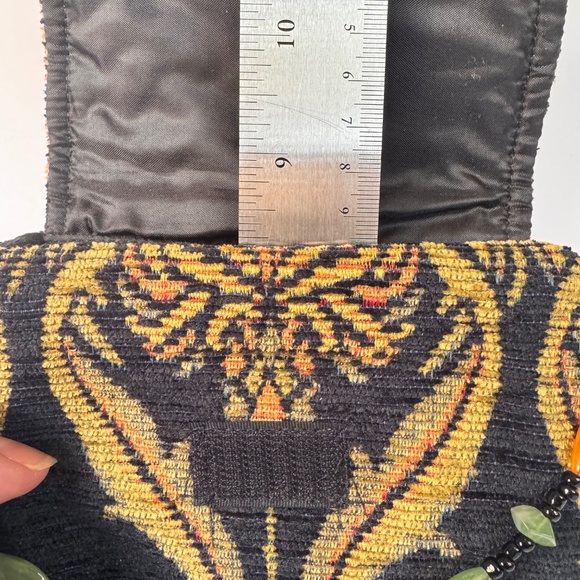 Handmade by Tiger Patch Covent‎ Garden London Tapestry Beaded Jeweled Crossbody - Picture 6 of 11